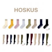 호스커스_HOSKUS 의 숙녀용 논슬립 장목양말, 니삭스, 오버니삭스 제작사례.