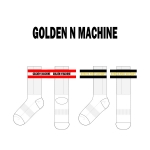 골든앤머신_GOLDEN N MACHINE의 남, 여 공용 스포츠 장목양말 제작사례.