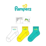 팸퍼스_PAMPERS 의 유아 패션 중목양말 제작사례.