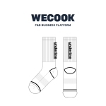 위쿡(WECOOK)_언더라인(UNDERLINE)의 남, 여 공용 스포츠 장목양말 제작사례.