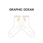 그래픽 오션 GRAPHIC OCEAN의 숙녀 패션 중목양말 제작사례.