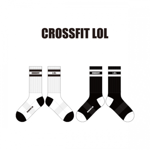 강릉크로스핏LOL_CROSSFIT LOL 의 남, 여 공용 스포츠 장목양말 제작사례.