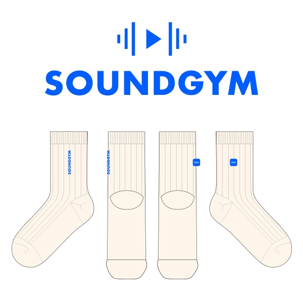 사운드짐_SOUNDGYM의 남, 여 공용 스포츠 중목양말 제작사례