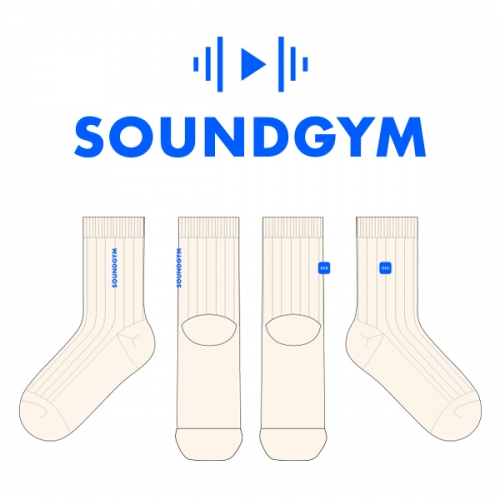 사운드짐_SOUNDGYM의 남, 여 공용 스포츠 중목양말 제작사례