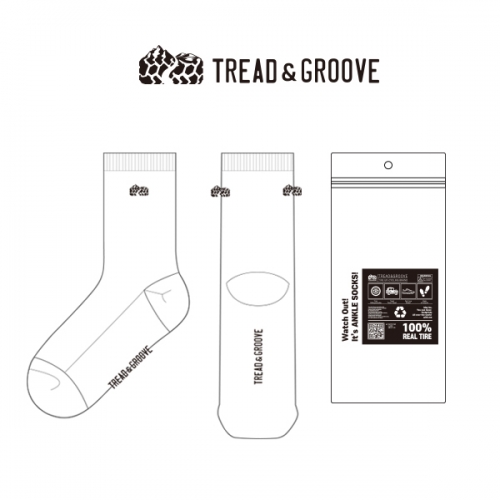 트레드앤그루브_tread&grove의 남, 여 공용 중목양말 제작사례