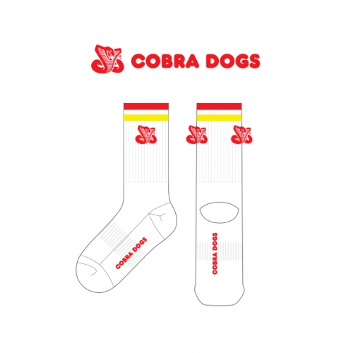 코브라독스_COBRA DOGS의 남,여 공용 스포츠 중목양말 제작사례