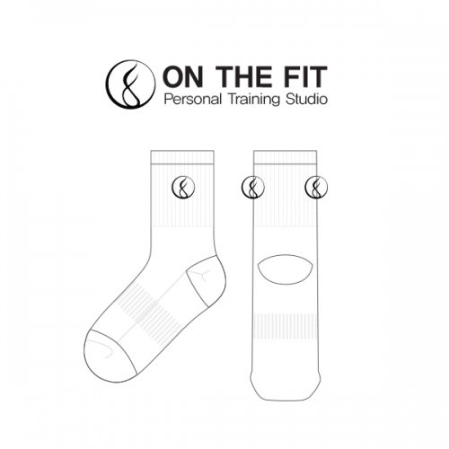 온더핏_ON THE FIT의 남, 여 공용 스포츠 중목양말 제작사례