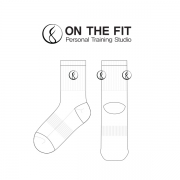 온더핏_ON THE FIT의 남, 여 공용 스포츠 중목양말 제작사례