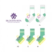 블룸비스타_BLOOMVISTA의 신사, 숙녀, 아동 논슬립 패션 발목양말 제작사례