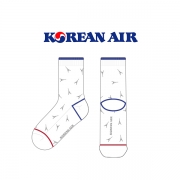 대한항공_KOREAN AIR의 남, 녀 공용 중목양말 제작사례