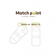 매치포인트_Match point의 남, 녀 공용 스포츠 발목양말 제작사례