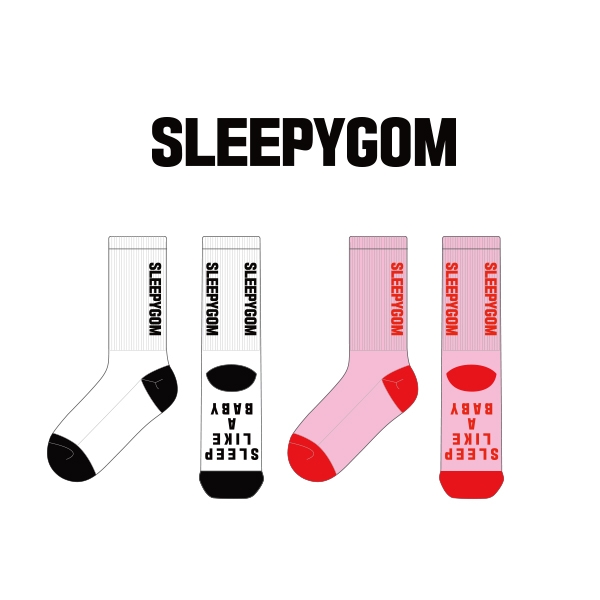 슬리피곰_SLEEPYGOM의 남, 녀 공용 스포츠 장목양말 제작사례