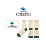 경주국립공원사무소_GYEONGJU NATIONAL PARK OFFICE의 남자 자수 패션 중목양말 제작사례