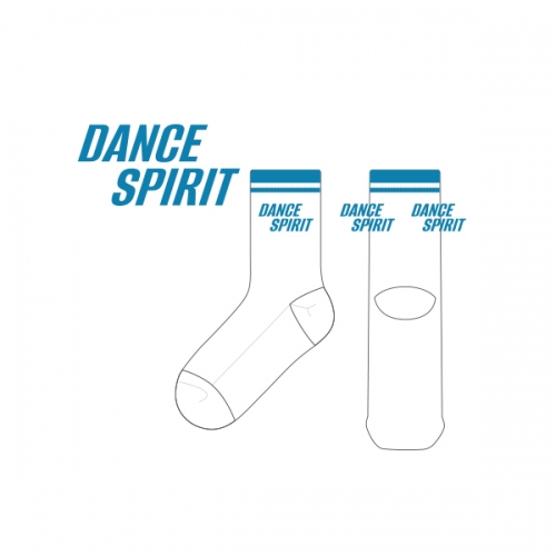 댄스스피릿_DANCE SPIRIT의 남, 녀 공용 패션 중목양말 제작사례