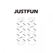 저스트펀크루_JUSTFUNCREW의 남, 녀 공용 스포츠 장목양말 제작사례