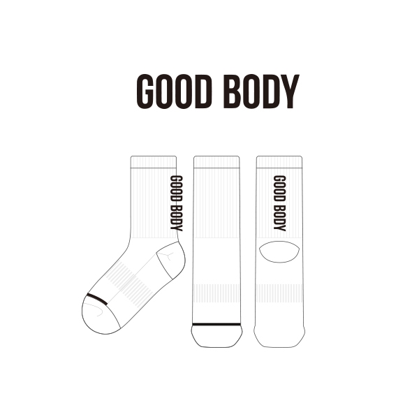 굿바디핏_GOOD BODY의한 남, 녀 공용 스포츠 중목양말 제작사례_2차