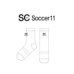 사커일레븐_Soccer11의 남, 녀 공용 스포츠 중목양말 제작사례