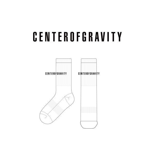 센터 오브 그래비티_CENTEROFGRAVITY의 남, 녀 공용 스포츠 장목양말 제작사례