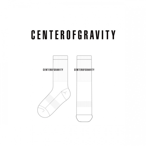 센터 오브 그래비티_CENTEROFGRAVITY의 남, 녀 공용 스포츠 장목양말 제작사례