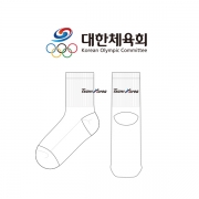 대한체육회 국가대표선수촌_Korean Olympic Committee_의 남, 녀 공용 패션 중목양말 제작사례_2차