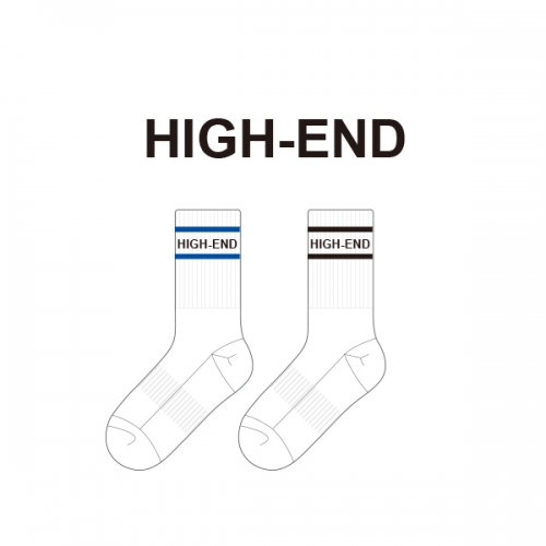 하이엔드_HIGH END의 남, 녀 스포츠 중목양말 제작사례