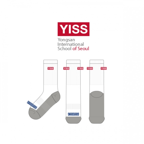 서울용산국제학교_Yongsan International School of Seou의 남, 녀 공용 스포츠 장목양말 제작사례