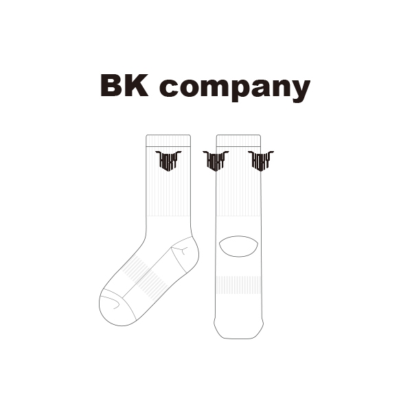 비케이컴퍼니_BK company의 남, 녀 공용 스포츠 장목양말 제작사례