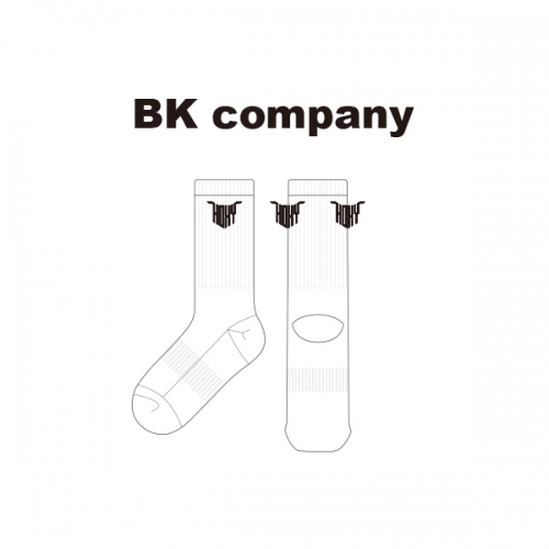 비케이컴퍼니_BK company의 남, 녀 공용 스포츠 장목양말 제작사례