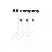 비케이컴퍼니_BK company의 남, 녀 공용 스포츠 장목양말 제작사례