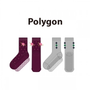 폴리곤_Polygon의 남, 녀 패션 논슬립 중목양말 제작사례