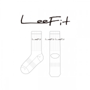 리핏트레이닝센터_LeeFit의 남, 녀 공용 스포츠 장목양말 제작사례