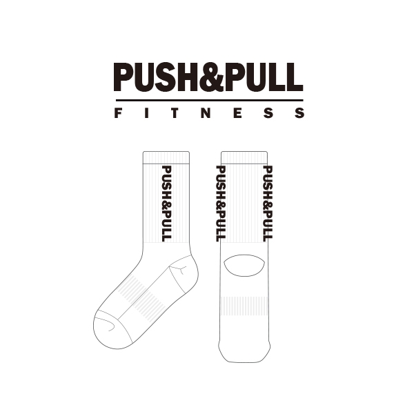 푸쉬앤풀_PUSH&PULL의 남, 녀 공용 스포츠 장목양말 제작사례