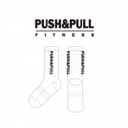 푸쉬앤풀_PUSH&PULL의 남, 녀 공용 스포츠 장목양말 제작사례