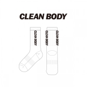 클린바디_CLEAN BODY의 남, 녀 공용 스포츠 장목양말 제작사례