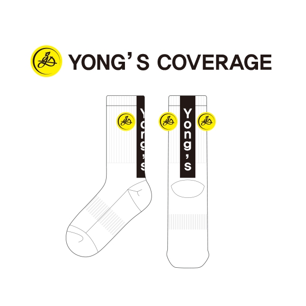 용스커버리지_YONG’S COVERAGE의 남, 녀 공용 스포츠 장목양말 제작사례