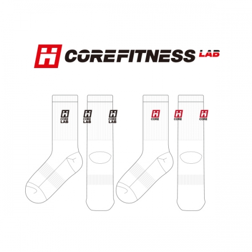 에이치코어랩_H COREFITNESS LAB의 남, 녀 공용 스포츠 장목양말 제작사례