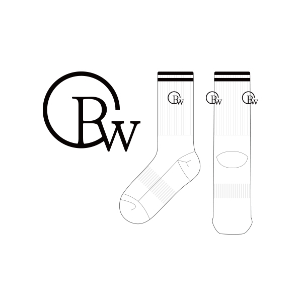 로우핏_RW의 남, 녀 공용 스포츠 장목양말 제작사례