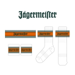 마스트-예거마이스터_Mast-Jägermeister의 남, 녀 공용 스포츠 장목양말과 헤어밴드, 아대 제작사례