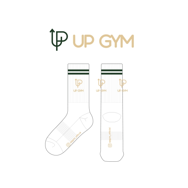 주식회사 업짐_UP GYM의 남, 녀 공용 스포츠 장목양말 제작사례