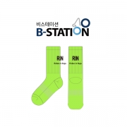 비스테이션_B-STATION의 남, 녀 공용 패션 장목 자전거양말 제작사례