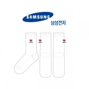 삼성전자_SAMSUNG의 남자 패션 자수 중목양말 제작사례_4차