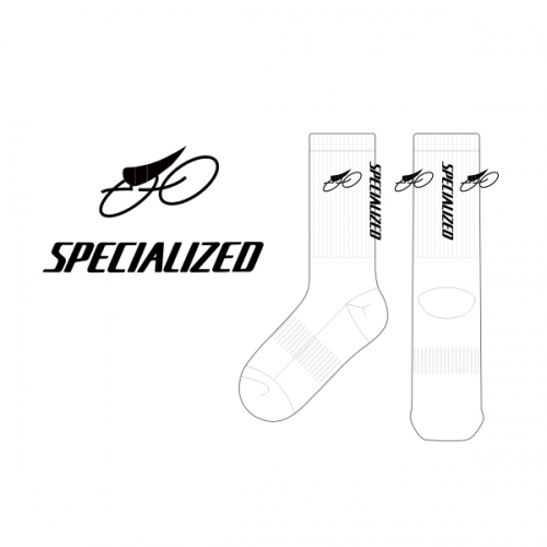 스페셜라이즈드_SPECIALIZED의 남, 녀 공용 스포츠 장목양말 제작사례