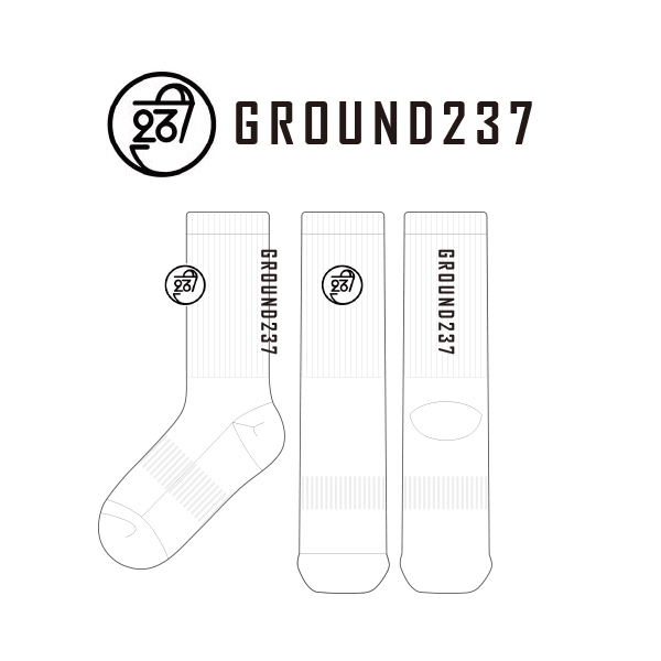 그라운드237_GROUND237의 남, 녀 공용 스포츠 장목양말 제작사례