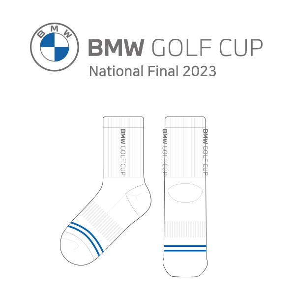 BMW GOLF CUP 2023 National Final의 남, 녀 공용스포츠 중목양말 제작사례