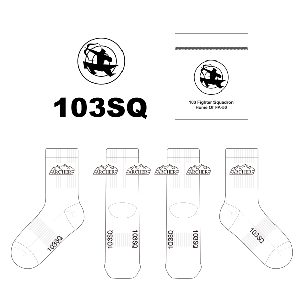 103대대_103SQ의 남자 스포츠 중목양말 제작사례