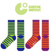 괴테인스티튜트(GOETHE INSTITUT)_독일문화원의 남, 녀 공용 패션 장목양말 제작사례