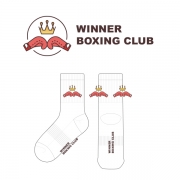 위너복싱클럽_WINNER BOXING CLUB의 남, 녀 공용 스포츠 중목양말 제작사례