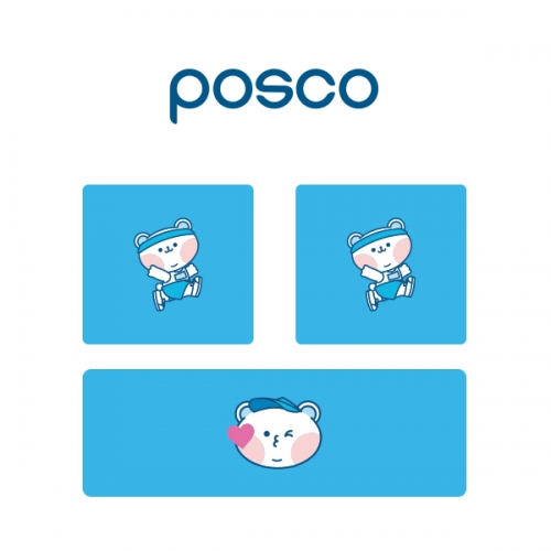 포스코_posco의 아동 자수 헤어밴드와 아대 제작사례