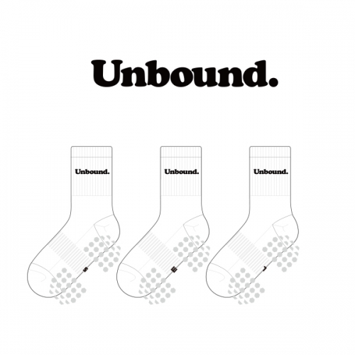 언바운드_Unbound.의  아동, 여성, 남성 스포츠 논슬립 중목양말 제작사례