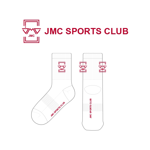 JMC SPORTS CLUB_제이엠씨 스포츠 클럽의 남, 녀공용  스포츠 중목양말 제작사례